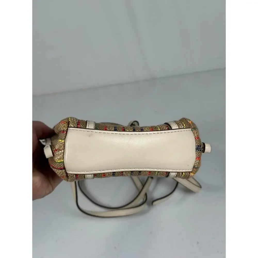 Tory Burch Perry Raffia Crossbody Bag